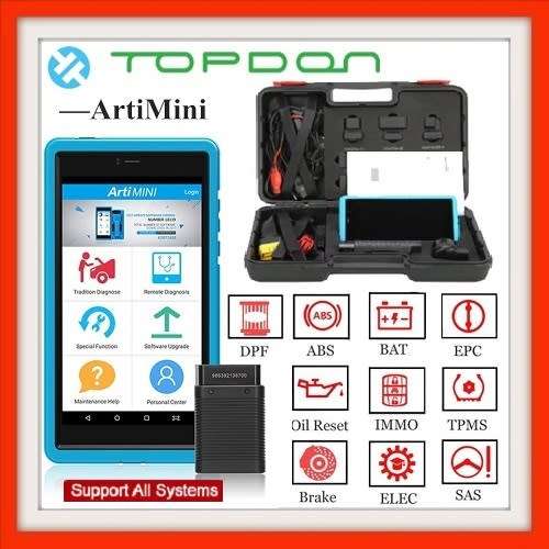 TOPDON ArtiMini Auto Professional Diagnostic TooL With 11 Special Functions