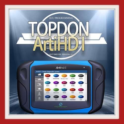 TOPDON ArtiHD Heavy Duty High-End Diagnostic with Extensive Coverage plus ECU Programming