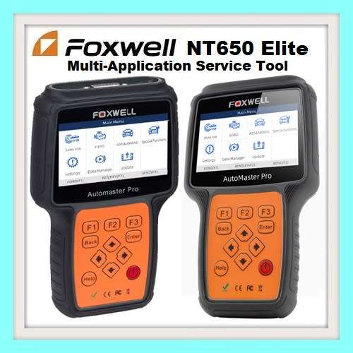 Foxwell NT650Elite Multi-Application Service Tool Latest 2019 version