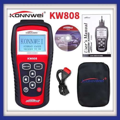 KONNWEI KW808 EOBD OBD2 OBDII AUTO DIAGNOSTIC SCANNER