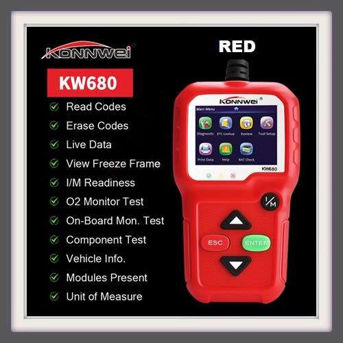 KONNWEI KW680 OBD2 Automotive Scanner