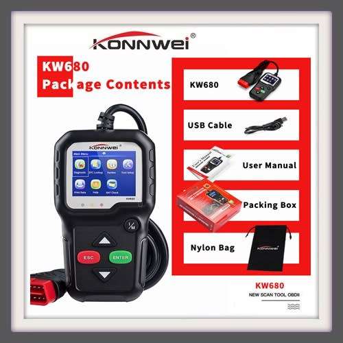 KONNWEI KW680 OBD2 Automotive Scanner