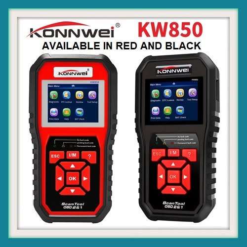KONNWEI KW850 Code Reader OBD II Auto Diagnostic Code Scanner