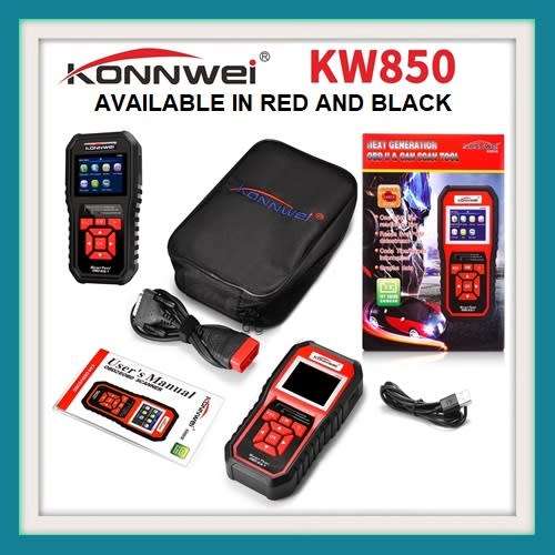 KONNWEI KW850 Code Reader OBD II Auto Diagnostic Code Scanner