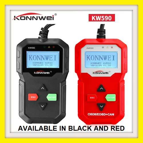 KONNWEI KW590 OBDII Diagnostic Scanner Vehicle Engine Diagnosis Code Reader