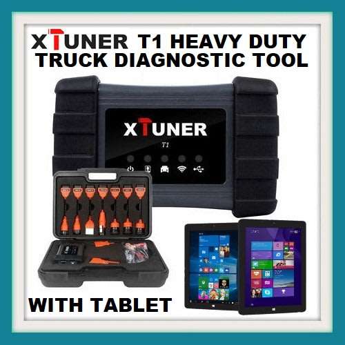 XTUNER T1 HEAVY DUTY TRUCKS DIAGNOSTIC TOOL + TABLET