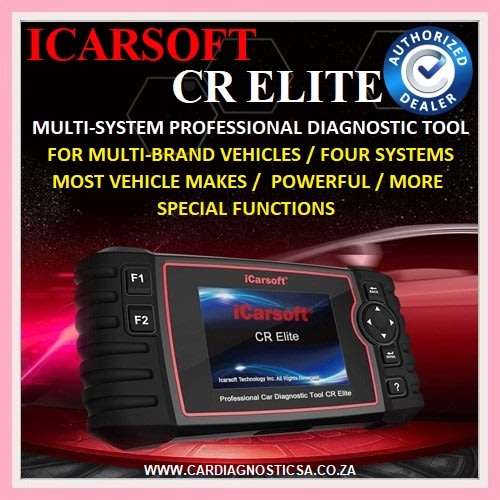 ICARSOFT CR ELITE MULTI-SYSTEM PROFESSIONAL DIAGNOSTIC TOOL