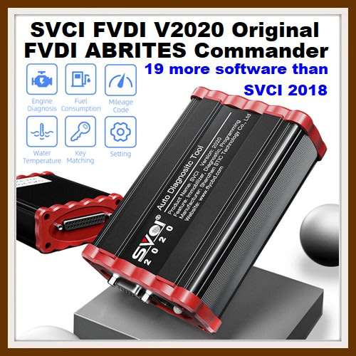 SVCI FVDI V2019 ABRITES Commander FVDI Full Version Auto Diagnostic Tool 21 Software