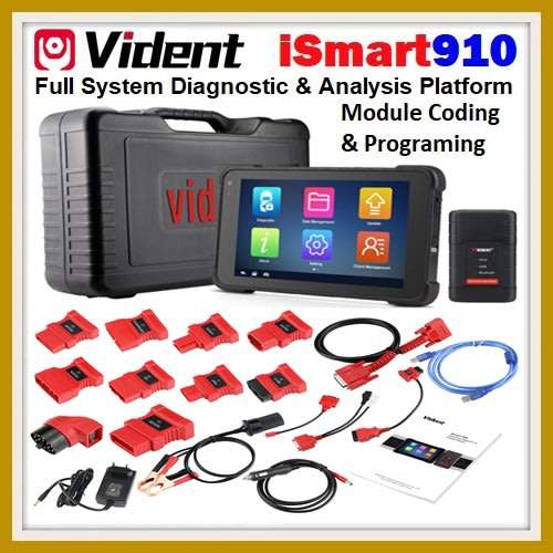 VIDENT iSmart910 Automotive Full System Diagnostic & Analysis Platform