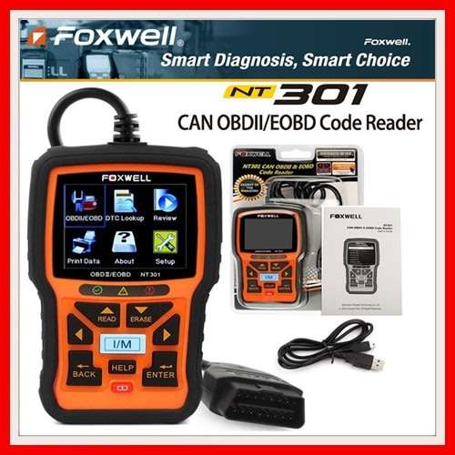 FOXWELL NT301 CAN OBDII / EOBD COD READER BETTER THEN KONNWEI