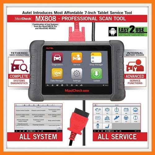 Autel MaxiCheck MX808 All System Diagnostic & Service Tablet Scan Tool Support IMMO TPMS