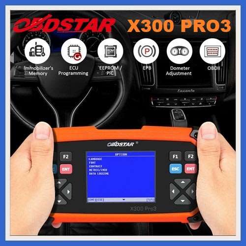 OBDSTAR X300 PRO3 Key Master Standard Configuration Immobilizer/Odometer /EEPROM/PIC+OBDII