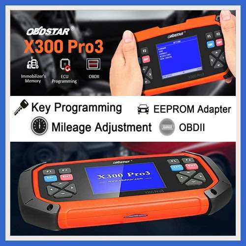 OBDSTAR X300 PRO3 Key Master Standard Configuration Immobilizer/Odometer /EEPROM/PIC+OBDII
