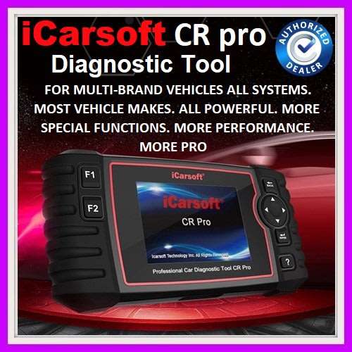 iCarsoft CR Pro Multi-System Professional Diagnostic Tool