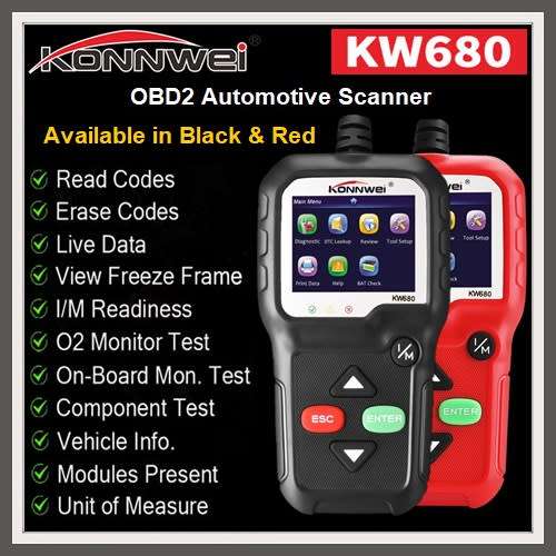 KONNWEI KW680 OBD2 Automotive Scanner