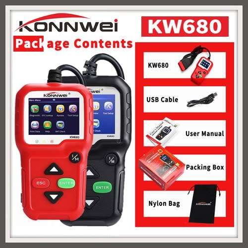 KONNWEI KW680 OBD2 Automotive Scanner