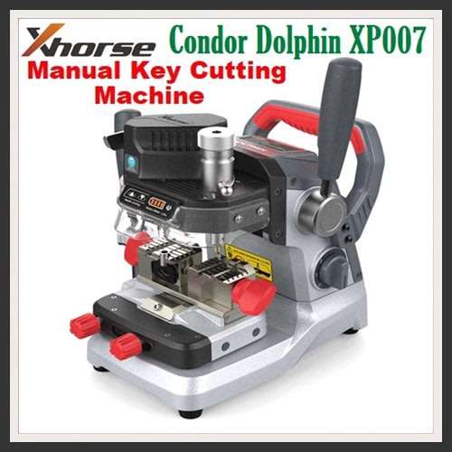 Xhorse Condor Dolphin XP007 Manual Key Cutting Machine for Laser, Dimple and Flat Keys