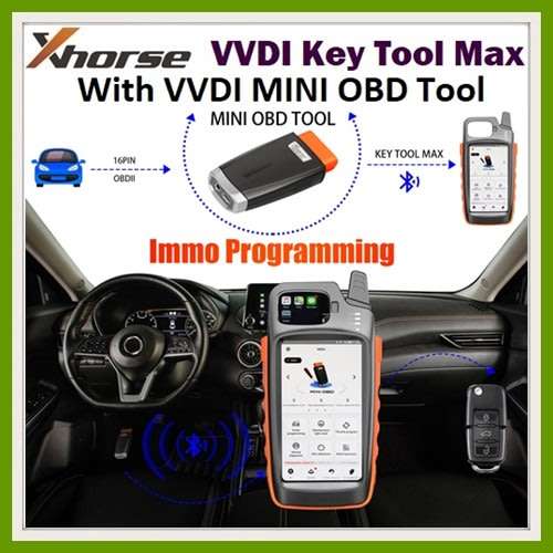 Xhorse VVDI Key Tool Max With VVDI MINI OBD Tool Bluetooth Diagnostic Tool