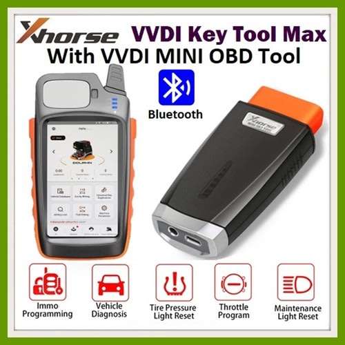 Xhorse VVDI Key Tool Max With VVDI MINI OBD Tool Bluetooth Diagnostic Tool