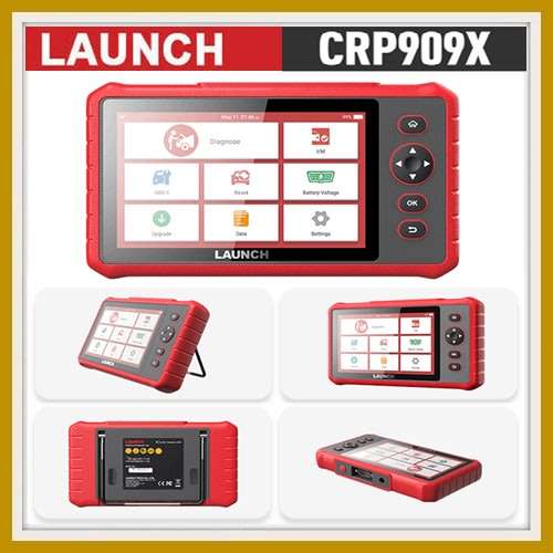 Launch CRP909X OBD2 Full Systems Car Diagnostic Scanner With 15 Service Functions