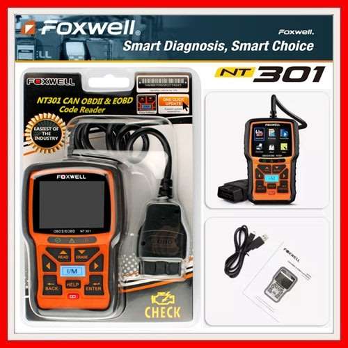 FOXWELL NT301 CAN OBDII / EOBD COD READER BETTER THEN KONNWEI