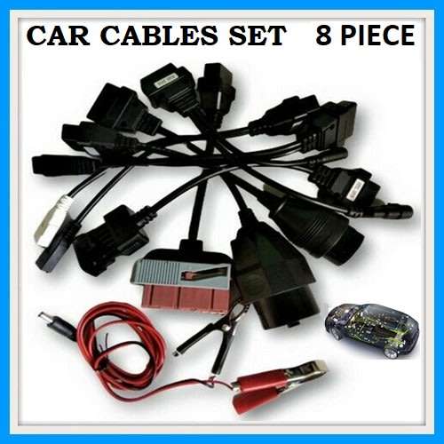 Adapter Cables For delphi DS150E cdp OBD2 OBDII Cars Diagnostic Interface Tool Full Set 8 Piece