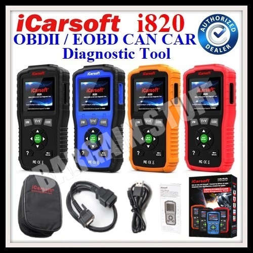 iCarsoft i820 OBDII / EOBD CAN Engine Scanner Code Reader