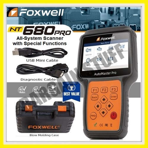 FOXWELL NT680Pro All-System & Most make Scanner with Special Functions