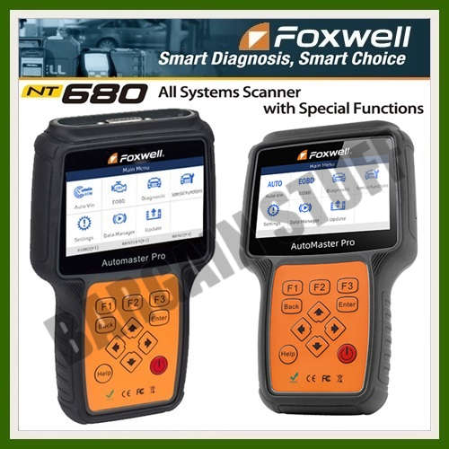 Foxwell NT680 All Systems Scanner with Special Functions.