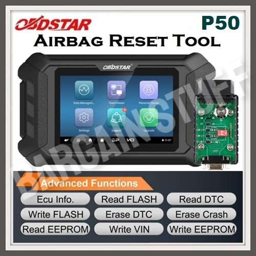 OBDStar P50 Airbag Reset Tool SRS crash recovery