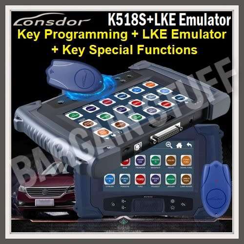 Lonsdor K518S Key Programmer Plus LKE Emulator with Odometer Correction Supports VW 4th & 5th IMMO