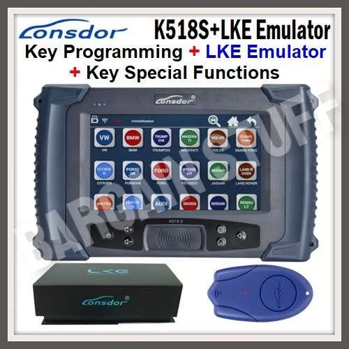 Lonsdor K518S Key Programmer Plus LKE Emulator with Odometer Correction Supports VW 4th & 5th IMMO