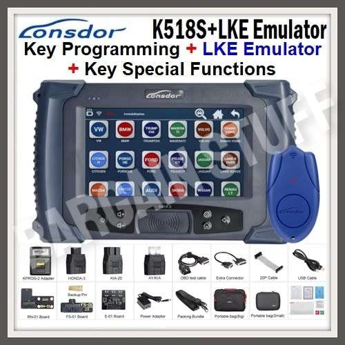 Lonsdor K518S Key Programmer Plus LKE Emulator with Odometer Correction Supports VW 4th & 5th IMMO