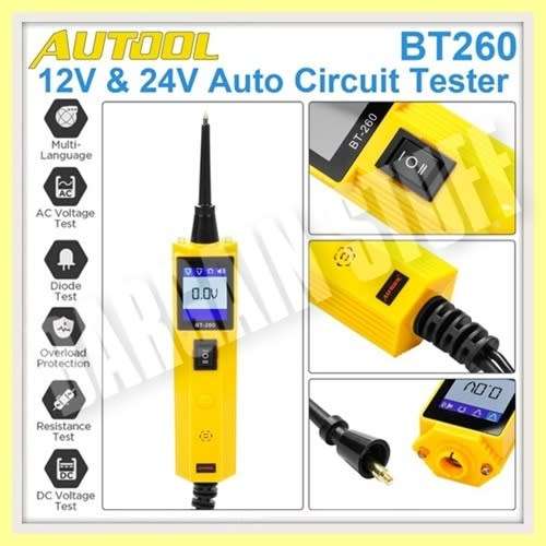 Autool BT260 Automotive Circuit Tester Tool