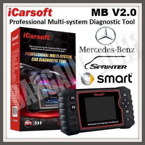 iCarsoft MB V2.0 Professional Multi-System Auto Diagnostic Tool for Mercedes-Benz / Sprinter / Smart