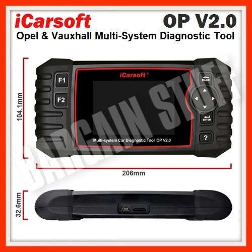 iCarsoft OP V2.0 For Opel / Vauxhall Professional Multi-System Auto Diagnostic Tool