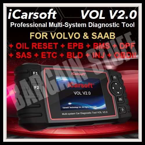 iCarsoft VOL V2.0 Diagnostic Tool For Volvo / Saab