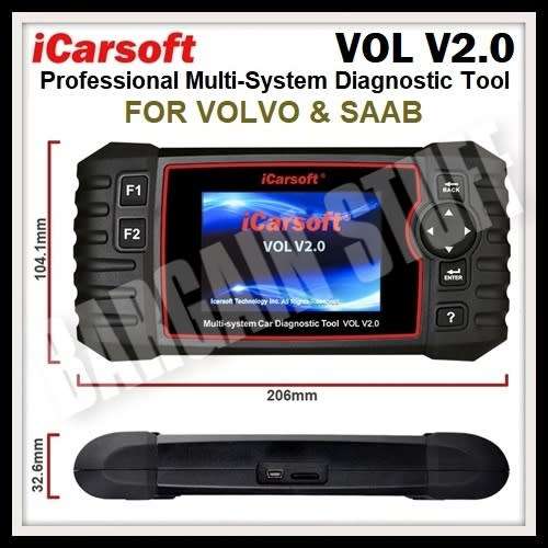 iCarsoft VOL V2.0 Diagnostic Tool For Volvo / Saab