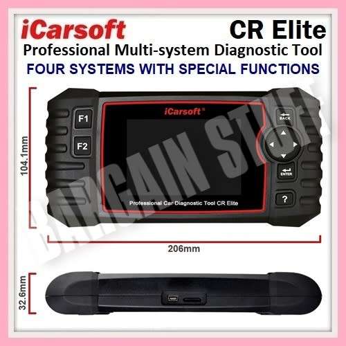iCarsoft CR Elite Multi-System Professional Diagnostic Tool