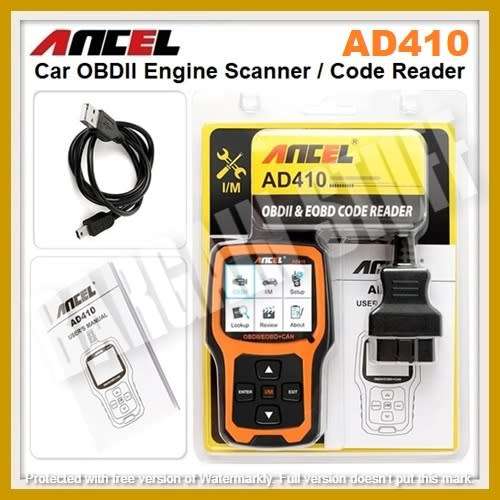 Ancel AD410 OBD2 Engine Code Reader Scanner