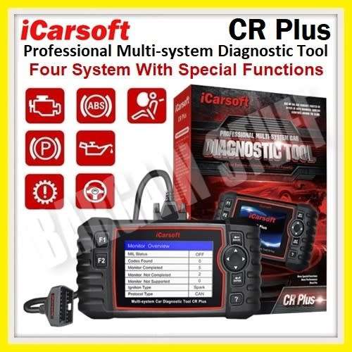iCarsoft CR Plus Professional 4 System Diagnostic Tool With Special Functions