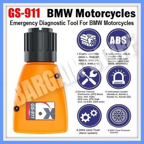 GS-911 V1006.3 Emergency Diagnostic Tool For BMW Motorcycles