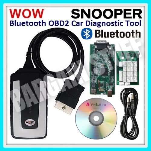 WOW Snooper CDP With V5.008 R2 Software Bluetooth OBD OBD2 Diagnostic Scanner
