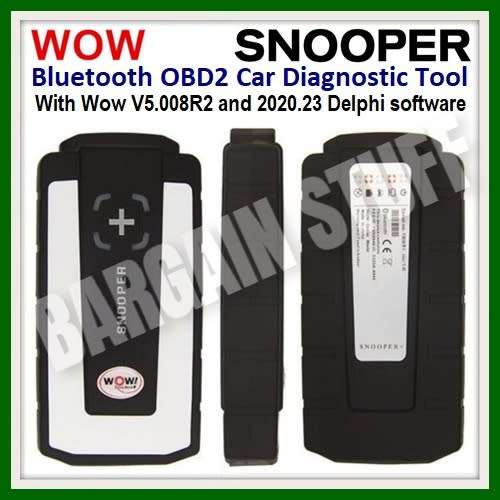 WOW Snooper CDP With V5.008 R2 Software and Delphi 2020.23 Software Bluetooth Diagnostic Scanner