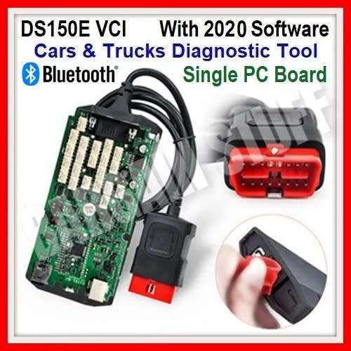 Delphi DS150E Bluetooth Diagnostic Tool Single PC Board V2020.23