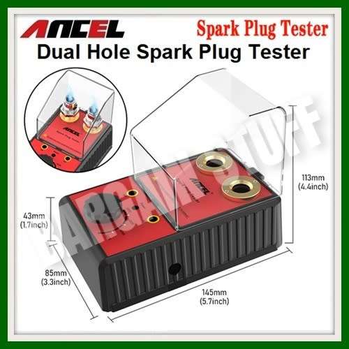 Ancel Automotive Spark Plug Tester Double Hole