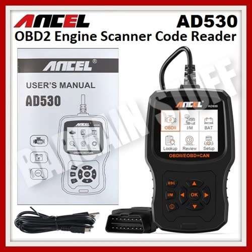 Ancel AD530 OBD2 Engine Scanner Code Reader with Lifetime free Updates