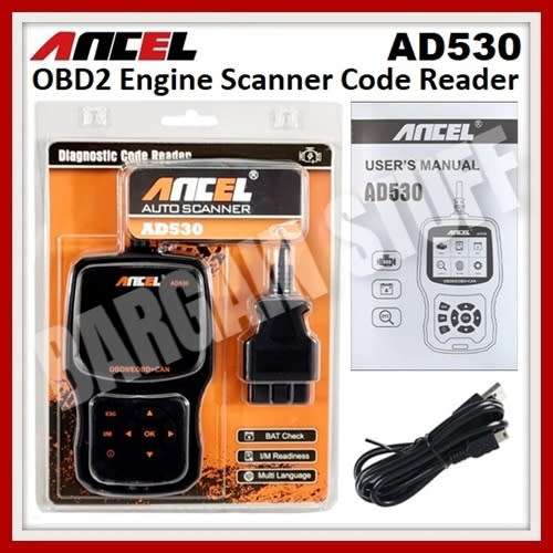 Ancel AD530 OBD2 Engine Scanner Code Reader with Lifetime free Updates