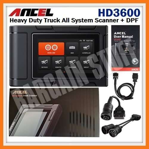 Ancel HD3600 Heavy Duty Truck Scanner OE-level Full System Diagnostic Tool With DPF