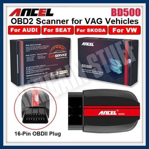 Ancel BD500 All System OBD2 Scanner Compatible for VW, Audi, Seat, Skoda Dongle